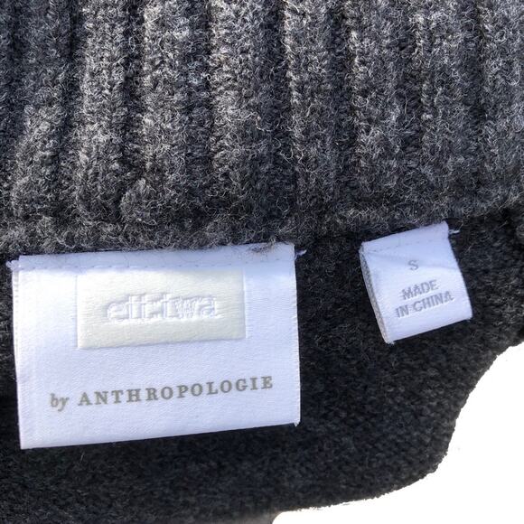 ett:twa anthropologie wool alpaca Tessa faux wrap sweater Small - Picture 7 of 9
